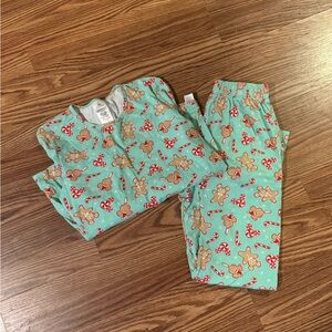 Gingerbread Print Disney Pajamas